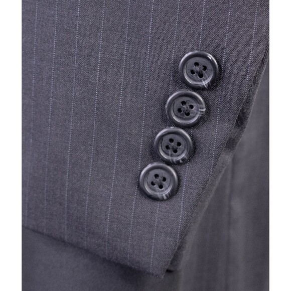 Jos A Bank 2-Pc Stripped Gray Suit Jacket Blazer Jacket Size 41R/S Pants 34X31 - Picture 8 of 16